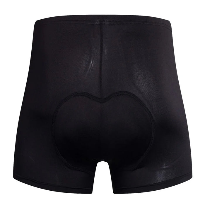 REALTOO Men Cycling Shorts 3D Shockproof Pad Design MTB Road Bike Summer Breathable Underwear Shorts - Black / M - 2
