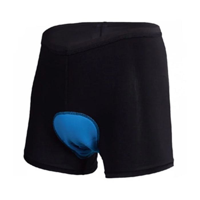 REALTOO Men Cycling Shorts 3D Shockproof Pad Design MTB Road Bike Summer Breathable Underwear Shorts - Black / M - 3