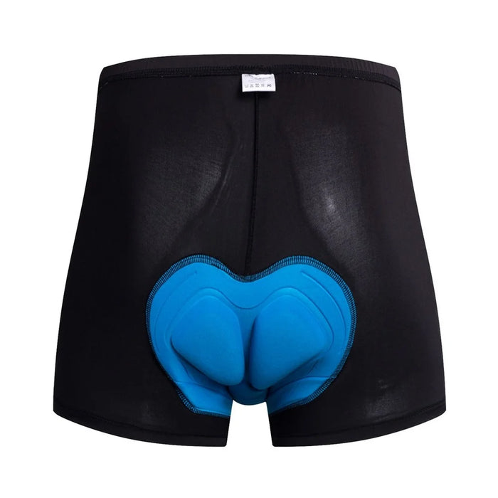 REALTOO Men Cycling Shorts 3D Shockproof Pad Design MTB Road Bike Summer Breathable Underwear Shorts - Black / M - 4