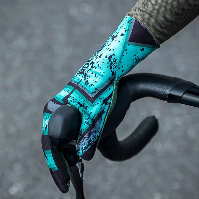 ROCKBROS S341 1 Pair Winter Bicycle Gloves Full Finger Thermal Warm Cycling Gloves - S - 6