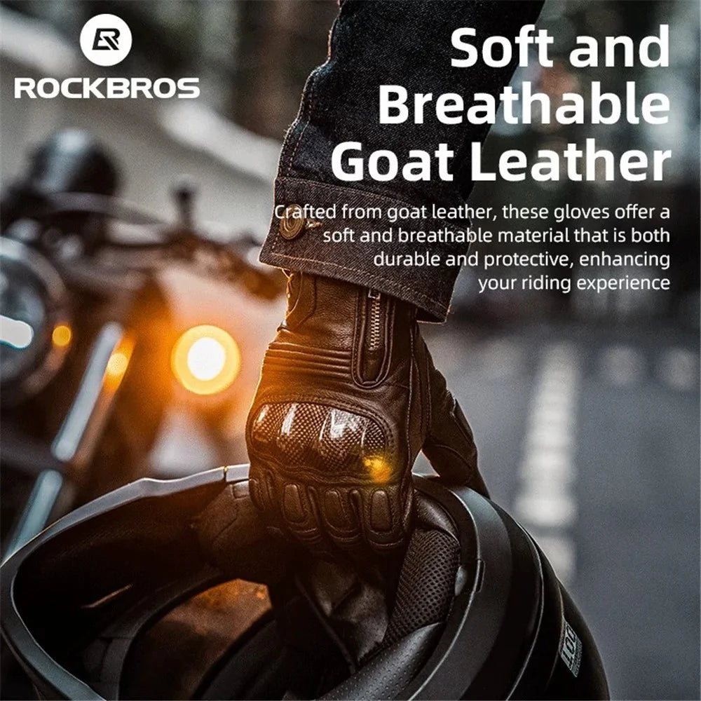 ROCKBROS MT012 Full Finger Motorcycle Racing Gloves Touch Screen Outdoor Sports Protection Mittens - S - 6