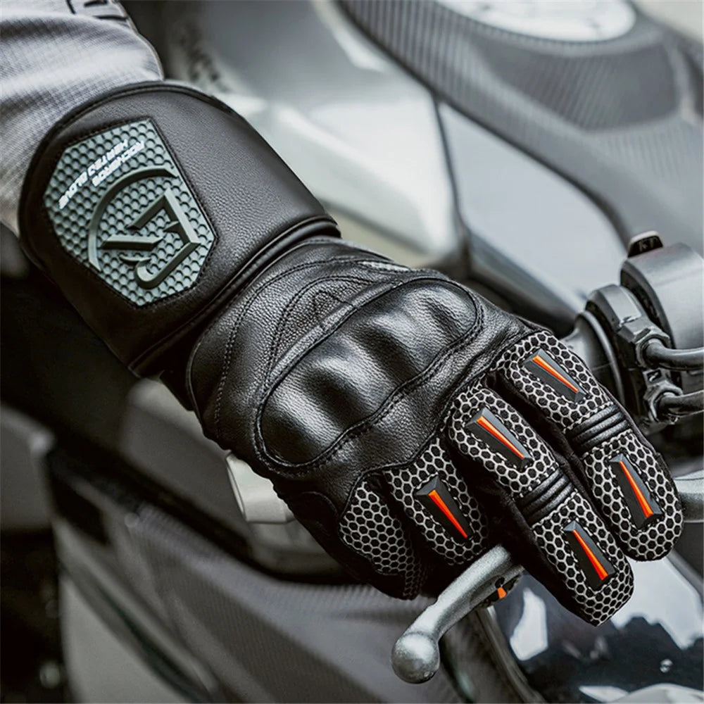ROCKBROS Cycling Gloves Full Finger Non-slip Cycling Gloves Winter Thermal Warm Riding Gloves - S - 2