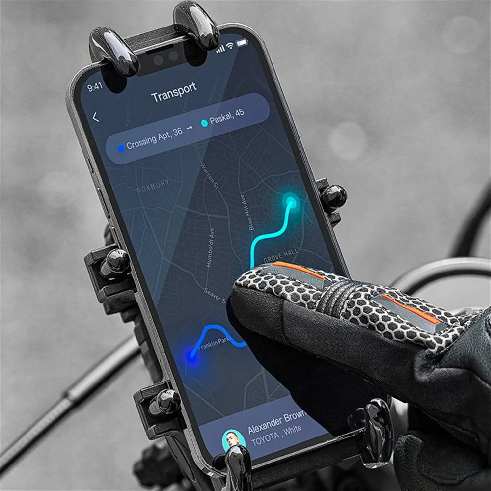 ROCKBROS Cycling Gloves Full Finger Non-slip Cycling Gloves Winter Thermal Warm Riding Gloves - S - 5