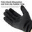 ROCKBROS S351 1 Pair Warm Bicycle Gloves with Buckles Screen Touch Reflective Full Finger MTB Gloves - S - 7