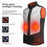 ROCKBROS YPW045 Heated Vest Thermal Warm Electric Bike Vest Tops 3-Speed Adjustment Bicycle Vest - M - 2