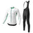 ROCKBROS Cycling Clothing Sets Long Sleeve Top Cycling Jersey Bike Outfit Bib Pants Built-In Foam Padded, Shoulder Strap Type - Men / White / M - 1