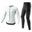 ROCKBROS Cycling Clothing Sets with Long Sleeve Top, Bottom Cycling Jersey Bike Bib Pants with Foam Padded - Men / White / M - 1
