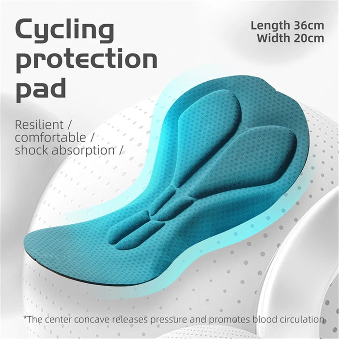 WEST BIKING YP0203130 Reflective Cycling Pants Men / Women Riding Tights Leggings 3D Padded Bike Pants - S - 6