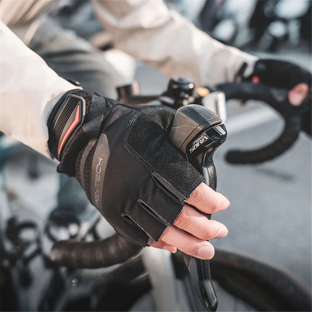 PGYTECH 1Pair Tactical Gloves Non-Slip Half-Finger Outdoor Gloves for Fishing and Cycling - M - 6