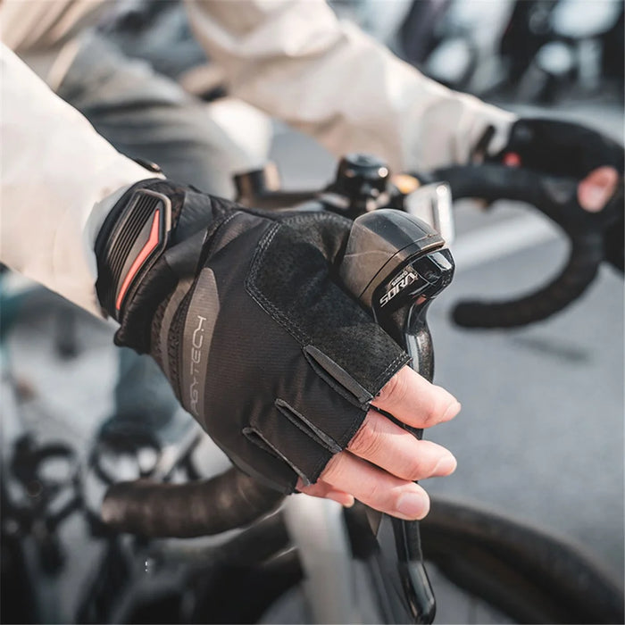 PGYTECH 1Pair Tactical Gloves Non-Slip Half-Finger Outdoor Gloves for Fishing and Cycling - M - 6
