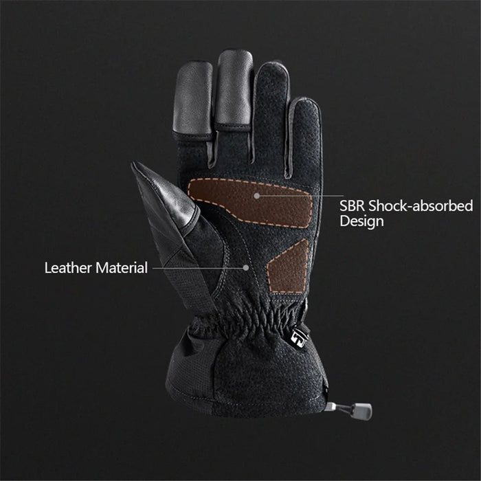 PGYTECH 1 Pair Winter Thermal Photography Gloves Windproof Touch Screen Hand Warmer - M - 6