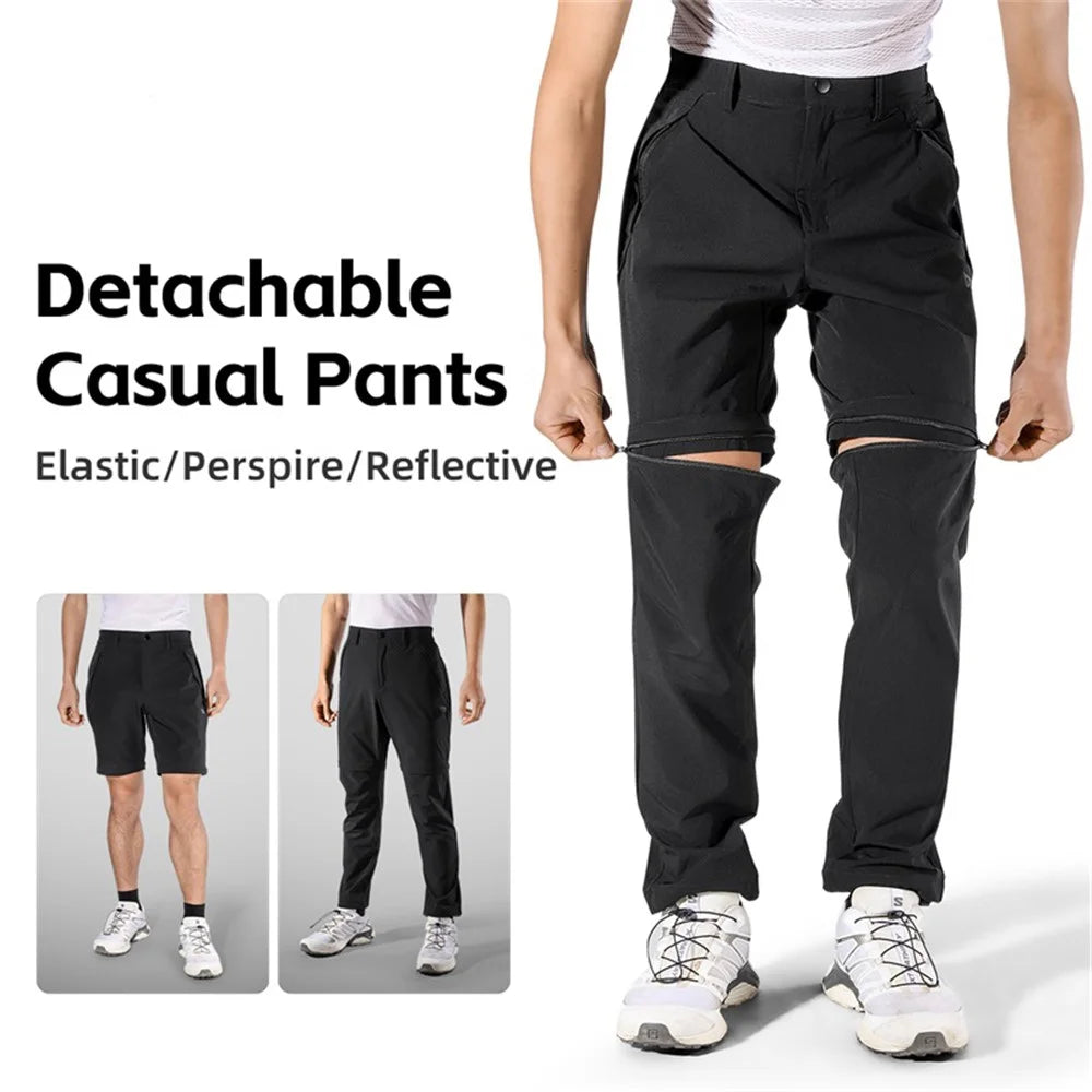 WEST BIKING YP0203131 Cycling Sport Casual Detachable Pants Breathable Trousers / Shorts - S - 4