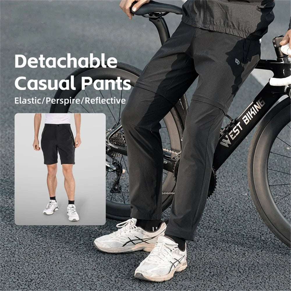 WEST BIKING YP0203131 Cycling Sport Casual Detachable Pants Breathable Trousers / Shorts - S - 6