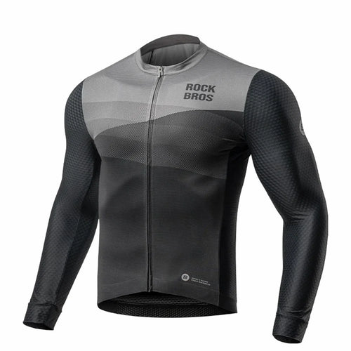 ROCKBROS rk2008 Spring Autumn Long Sleeve Top Windproof Cycling Jacket - S - 1