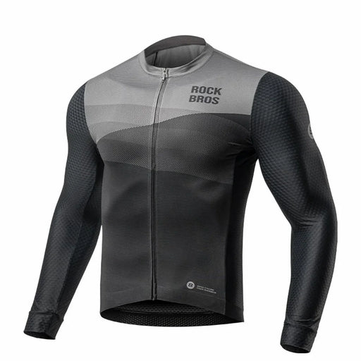 ROCKBROS rk2008 Spring Autumn Long Sleeve Top Windproof Cycling Jacket - S - 1