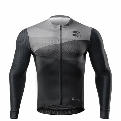 ROCKBROS rk2008 Spring Autumn Long Sleeve Top Windproof Cycling Jacket - S - 2