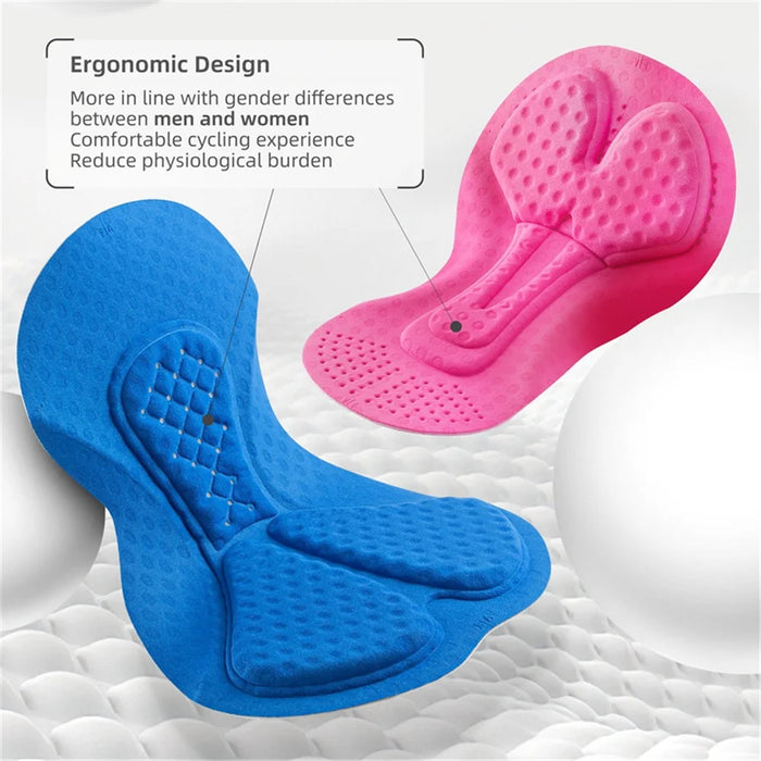 WEST BIKING YP0203132 Outdoor Cycling Built-In Sponge Pad Trousers Bicycle Riding Breathable Elastic Pants - Women S - 3