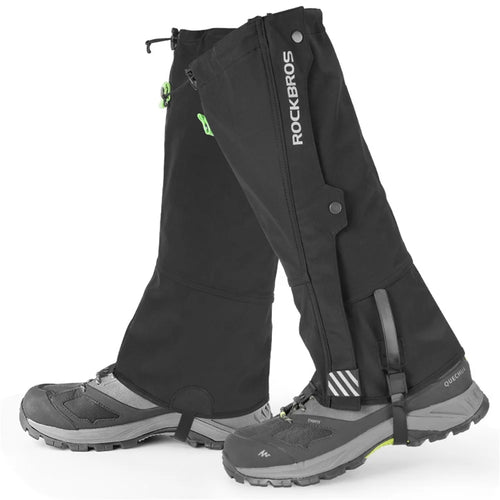 ROCKBROS Hiking Leg Gaiters Waterproof Leg Protectors for Outdoor Hunting Mountain Trekking Skiing - S/M - 1