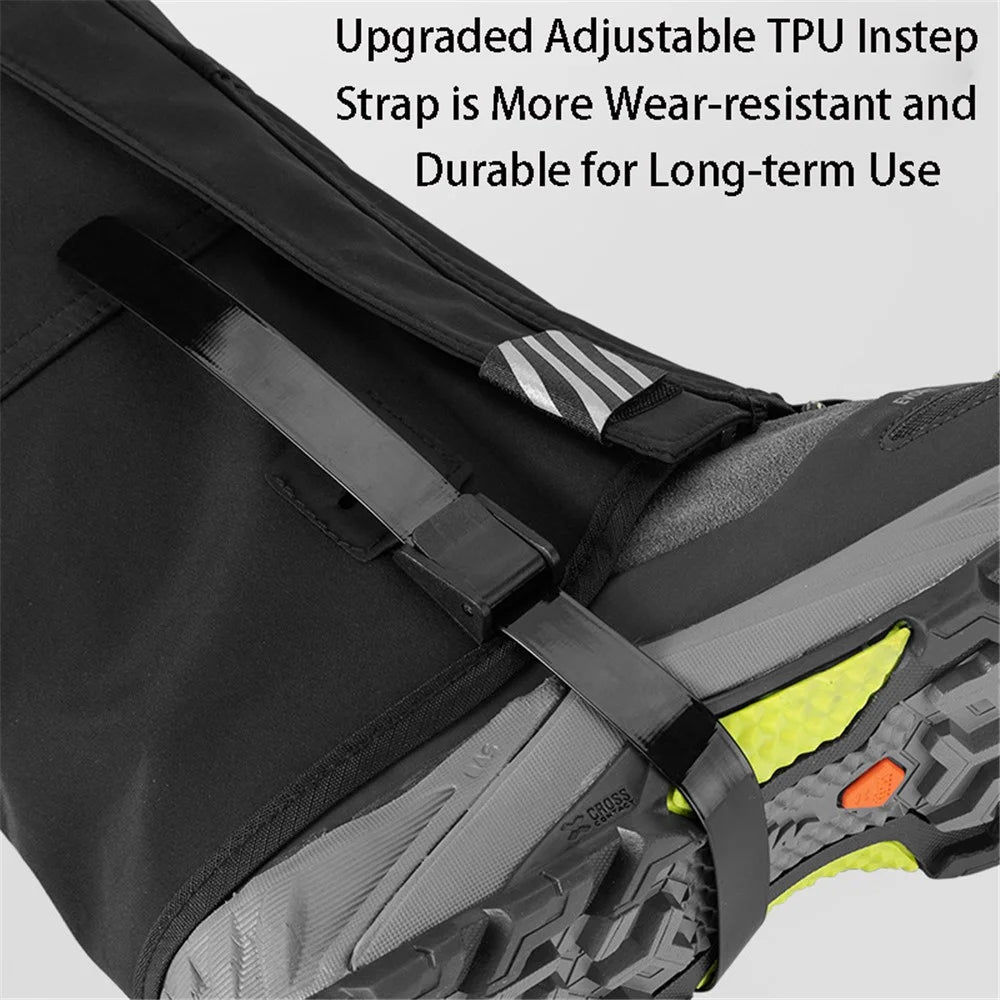 ROCKBROS Hiking Leg Gaiters Waterproof Leg Protectors for Outdoor Hunting Mountain Trekking Skiing - S/M - 3