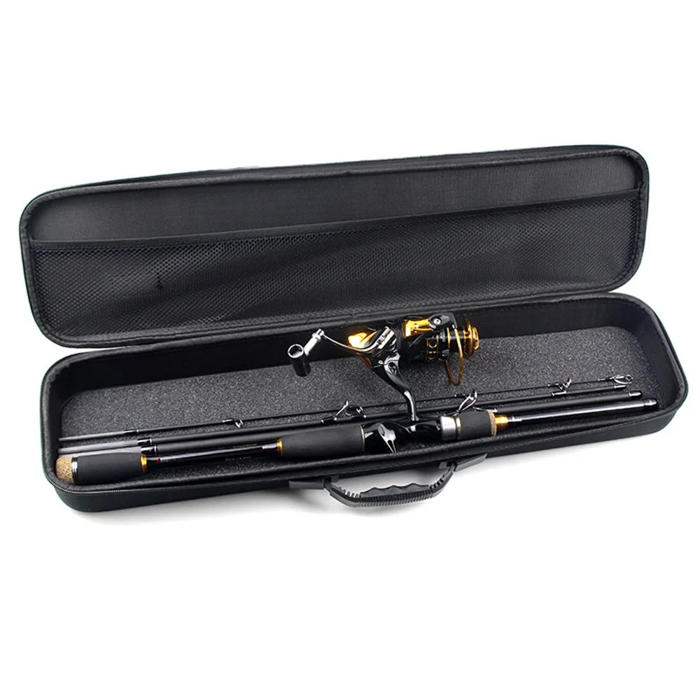 JSFUN 61.5x15x7cm Fishing Rod Storage Bag Shock-Absorbed EVA Hardshell Case for Fishing Tools - 5