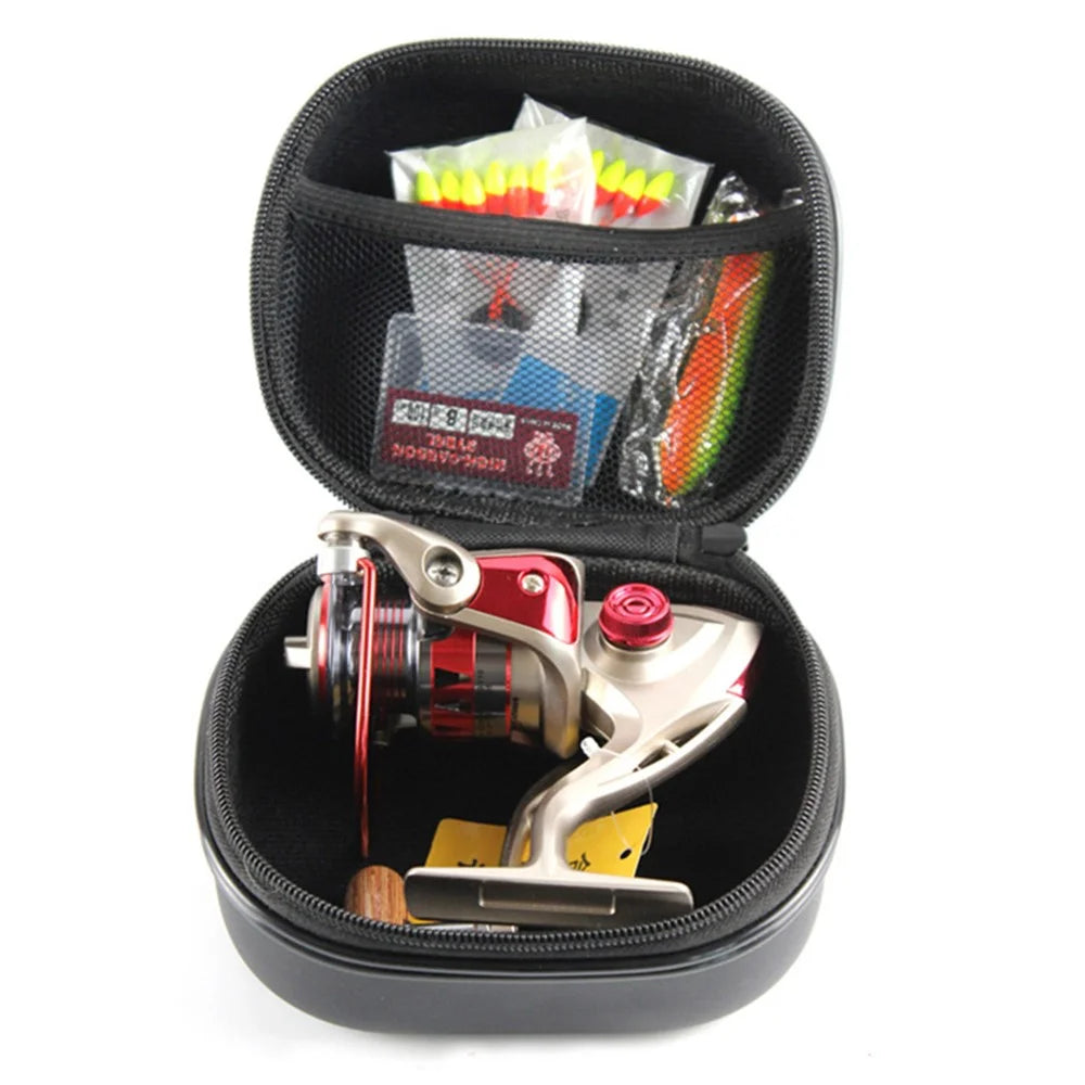 JSFUN FB20 15.5x12x9cm Fishing Reel Protective Case EVA Hardshell Bag for Fishing Accessories Tackles - 4