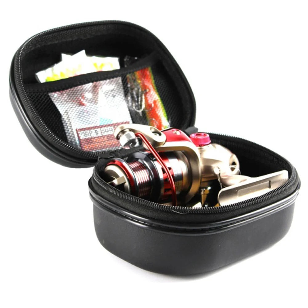 JSFUN FB20 15.5x12x9cm Fishing Reel Protective Case EVA Hardshell Bag for Fishing Accessories Tackles - 5