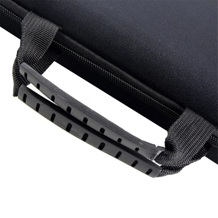 JSFUN 43.5x21.5x6cm EVA Fishing Rod Reel Bag Fishing Tool Storage Pouch with Slotted Sponge Lining - 5