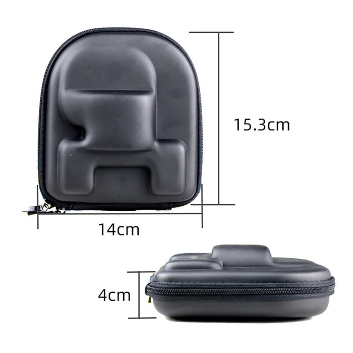 Shockproof EVA Hardshell Box Baitcasting Reel Protective Case Storage Bag - For Right Hand - 6