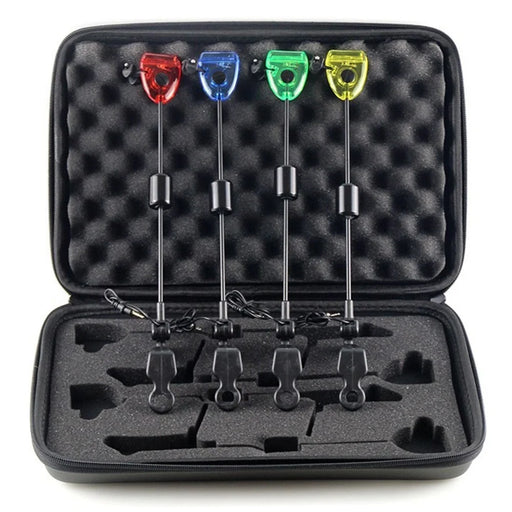 European Carp Fishing Rod Hard Rod Swinger Tensioner Set Fishing Alarm Accessory Set with Storage Bag - 2