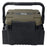 JSFUN FB90 Fishing Box Organizer Multi-Function Lure Live Fish Bucket Thicken Storage Box, Size S: 31.5x17.7x23cm - Brown+Black - 1