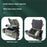 JSFUN FB90 Fishing Box Organizer Multi-Function Lure Live Fish Bucket Thicken Storage Box, Size S: 31.5x17.7x23cm - Brown+Black - 4