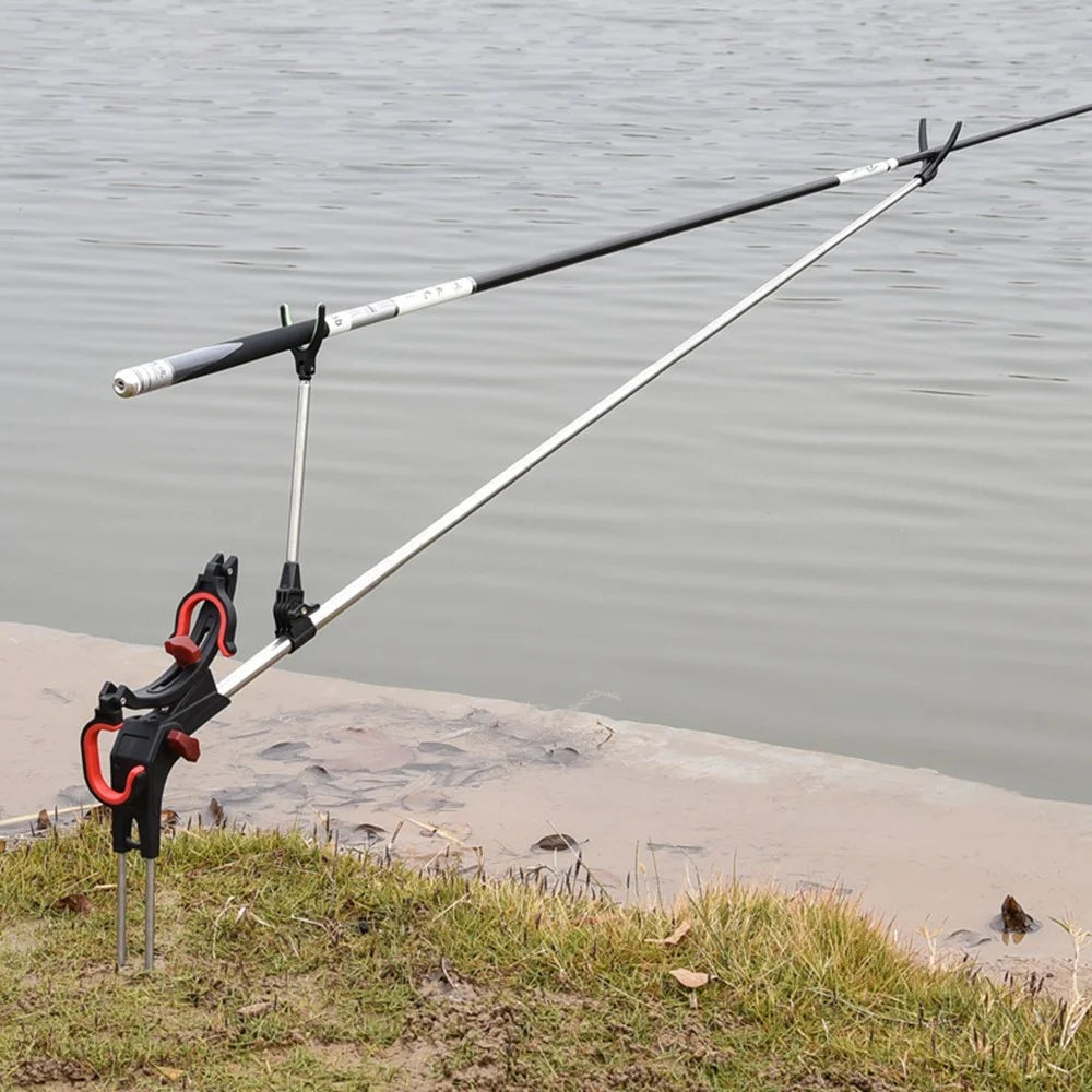 Z339 Multi-Function Fishing Rod Rack 360 Degree Adjustable Single Turret Fishing Pole Holder - 5