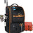 10016 Outdoor Fishing Lure Backpack Waterproof Nylon Large Capacity Rod Tackle Storage Bag with Trolley - Black - 4