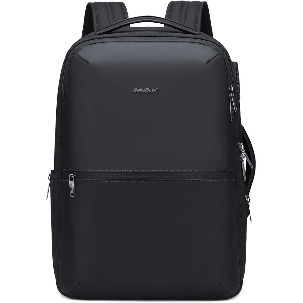 COOLBELL 8309 17 Inch Laptop Backpack Expandable Anti Theft Business Travel Bag with USB Charging Port - Black - 2