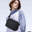 POSO PS-831 Multifunctional Digital Accessories Storage Shoulder Bag Waterproof Crossbody Bag with Tote Handle - Black - 2