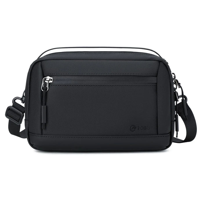 POSO PS-831 Multifunctional Digital Accessories Storage Shoulder Bag Waterproof Crossbody Bag with Tote Handle - Black - 7