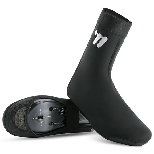 WEST BIKING YP0215050 1 Pair Windproof Cycling Shoes Cover Winter Thermal Overshoes Protector, for Shoe Size 40-43 - 1