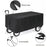 97 x 61 x 56cm Outdoor Folding Wagon Cart Cover 210D Oxford Cloth Camping Cart Waterproof Cover - Black - 2