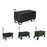 97 x 61 x 56cm Outdoor Folding Wagon Cart Cover 210D Oxford Cloth Camping Cart Waterproof Cover - Black - 6