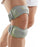 VILICO AB190 1Pc Knee Support Adjustable Magic Tape Patella Stabilizer Brace for Basketball Running - Gray - 1