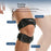 VILICO AB190 1Pc Knee Support Adjustable Magic Tape Patella Stabilizer Brace for Basketball Running - Gray - 4