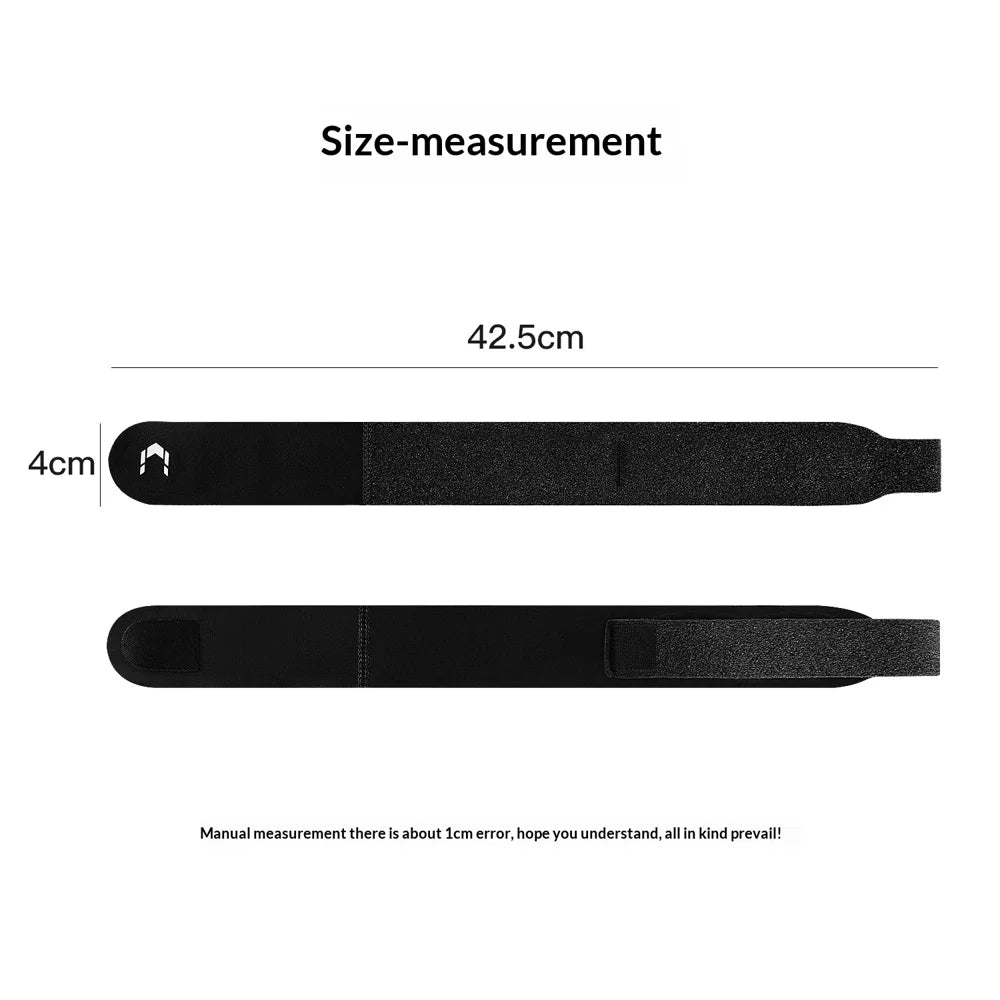VILICO AB193 1Pc Anti-slip Knee Support Brace Adjustable Patella Band for Basketball Running Climbing - Black - 6