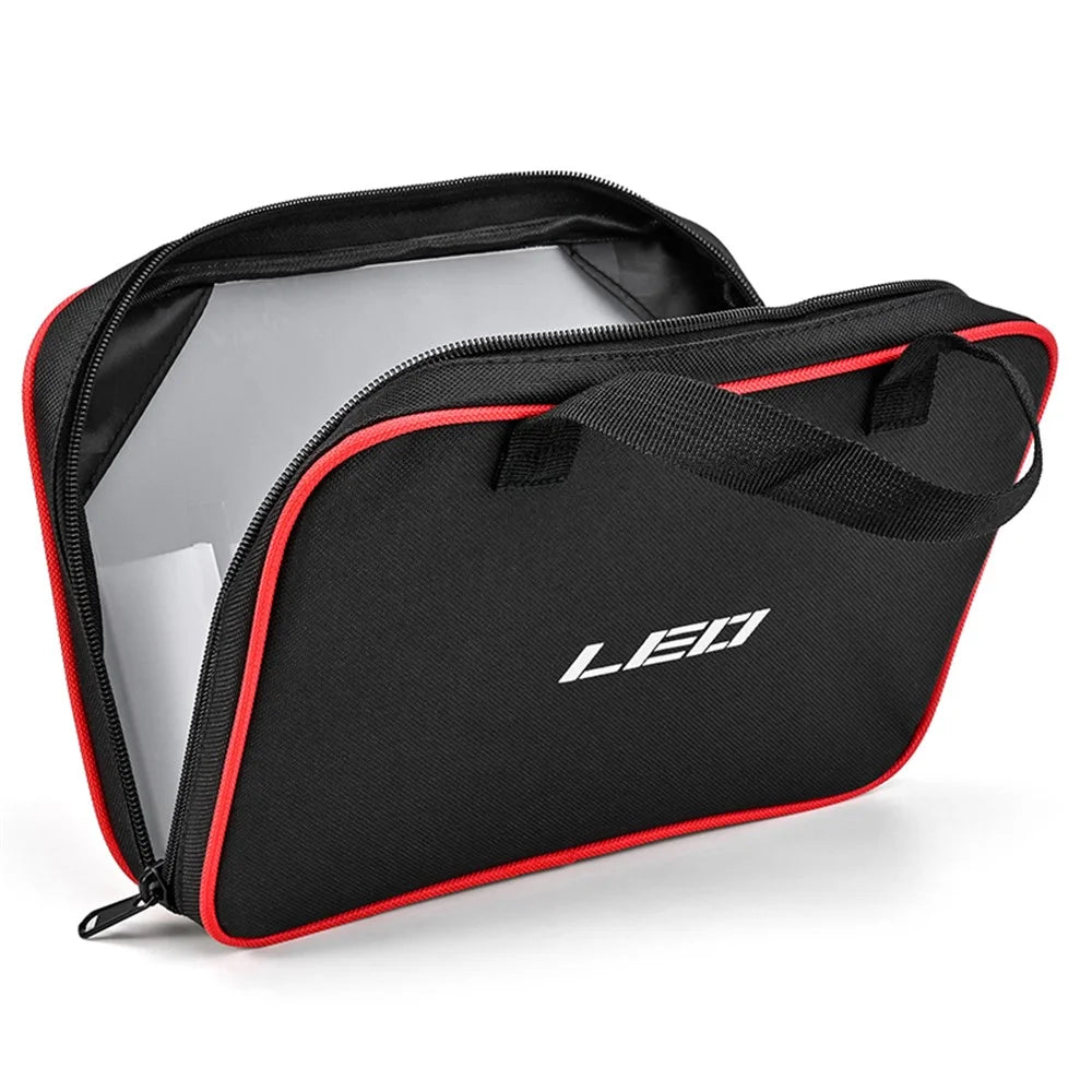 LEO 28256 20-Grid Polyester+PP Squid Hook Storage Bag Fishing Lures Soft Bait Storage Case - 3