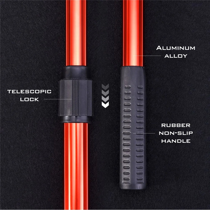 LEO 28262 Triangle Fishing Net Folding Aluminium Alloy+ABS Telescopic Handle Fishing Dip Net - 4