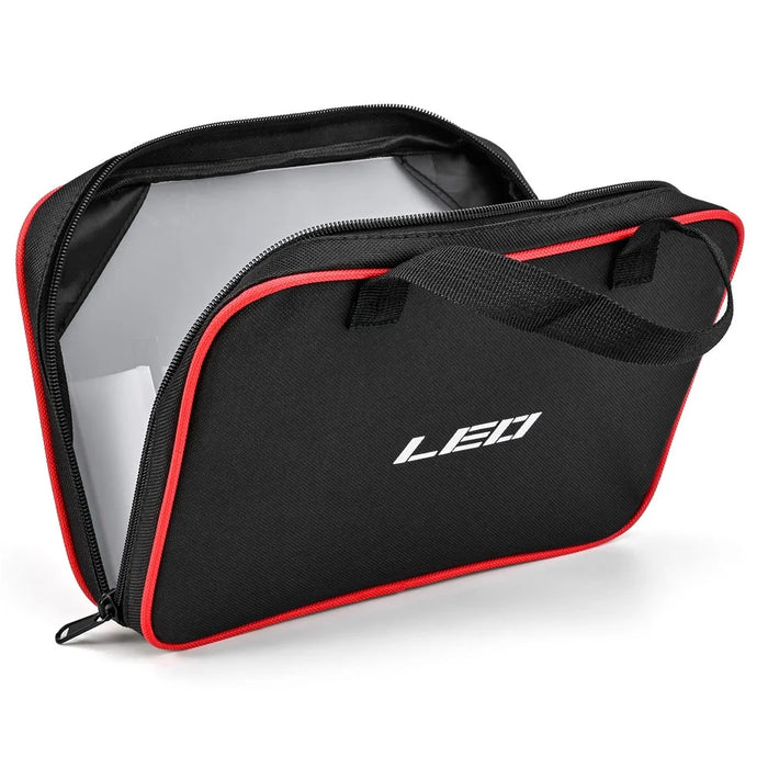 LEO 28256 10-Grid Squid Hook Storage Bag Polyester+PP Fishing Lures Soft Bait Storage Case - 3