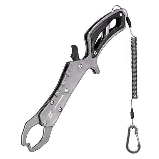 LEO 28235 Anti-skid Fishing Grip Aluminum Alloy Fish Control Clamp with Anti-lost Rope and Buckle - 1