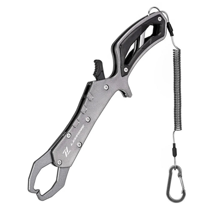 LEO 28235 Anti-skid Fishing Grip Aluminum Alloy Fish Control Clamp with Anti-lost Rope and Buckle - 1