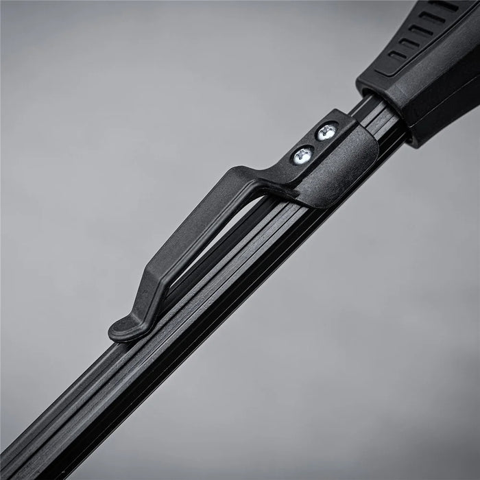LEO 28036 40cm Portable Fish Landing Net Collapsible Triangular Nylon Fishing Net - Black - 4