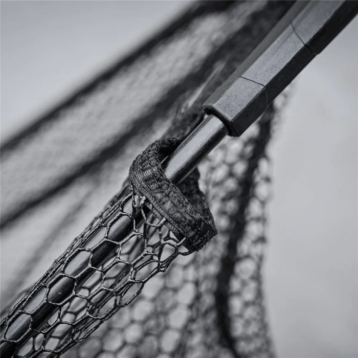 LEO 28036 40cm Portable Fish Landing Net Collapsible Triangular Nylon Fishing Net - Black - 6