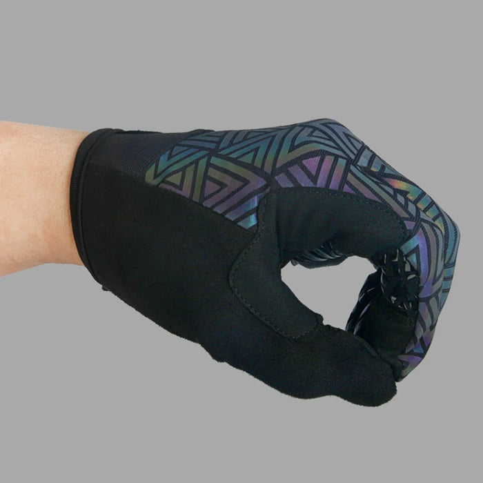 CYCLING Anti-slip Mittens Shock Absorbing Full Finger Touch Screen Cycling Gloves - M - 4